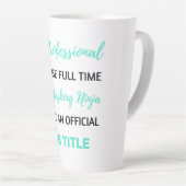 HR Professional, omdat full-time multitasking 2 Latte Mok (Rechterhoek)