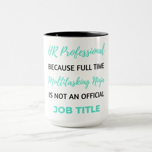 HR Professional, omdat full-time multitasking 2 Mok (Midden)