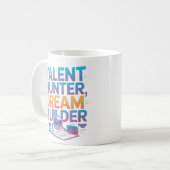 HR Professional Talent Hunter Dream Builder Mug Koffiemok (Voorkant links)