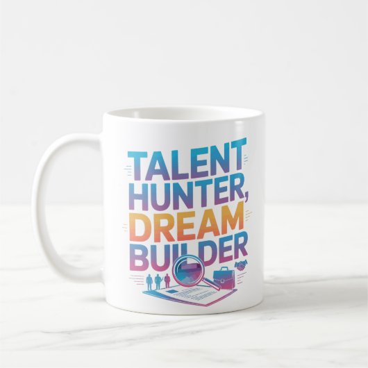 HR Professional Talent Hunter Dream Builder Mug Koffiemok (Links)