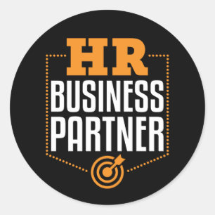 HR - professionals voor zakelijke partners Ronde Sticker
