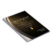 HR Professioneel Notitieboek – Grappig Aangepast C (Rechterzijde)