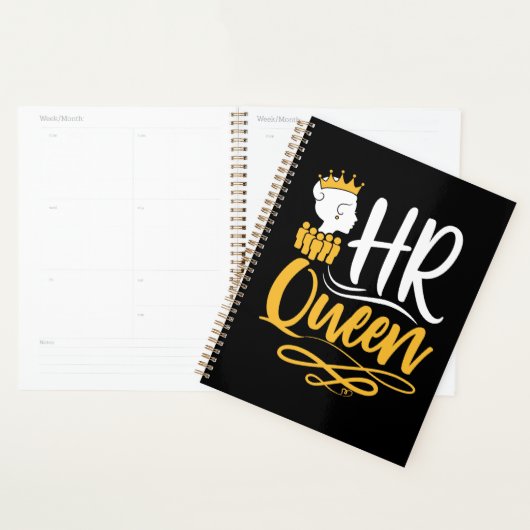 HR Queen Human Resources Manager Women Planner (Display)