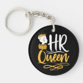 HR Queen Human Resources Manager Women Sleutelhanger (Voorkant)