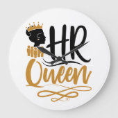 HR Queen Human Resources Women Grote Klok (Voorkant)