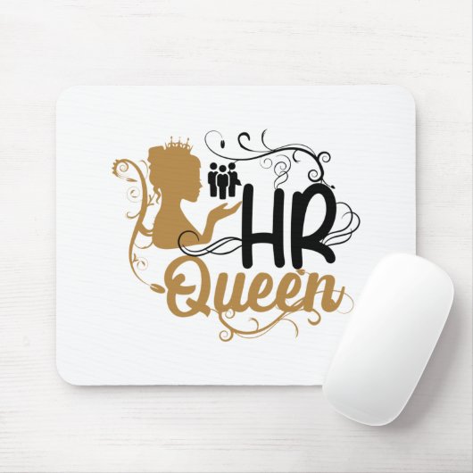 HR Queen Human Resources Women Muismat (Met muis)