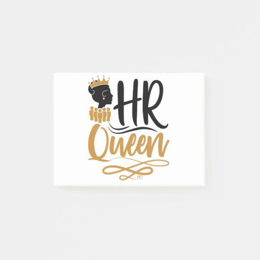 HR Queen Human Resources Women Post-it® Notes (Voorkant)