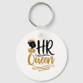 HR Queen Human Resources Women Sleutelhanger (Voorkant)