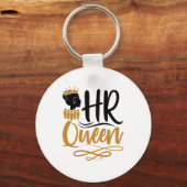HR Queen Human Resources Women Sleutelhanger (Voorkant)