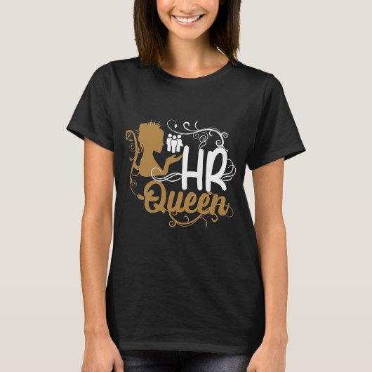 HR Queen Human Resources Women T-shirt (Voorkant)
