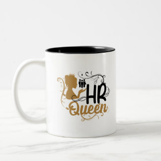 HR Queen Human Resources Women Tweekleurige Koffiemok
