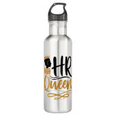 HR Queen Human Resources Women Waterfles (Voorkant)