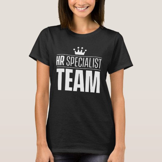 HR Specialist Team Department Human Resources Mana T-shirt (Voorkant)
