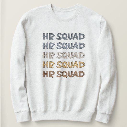 HR Squad Human Resources Team — Giften Trui (Design voorkant)
