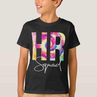HR Squad Tie Dye Terug naar school Vrouwen Waarder T-shirt