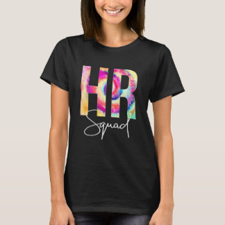 Hr Squad Tie Dye Terug naar schoolvrouwwaardering T-shirt