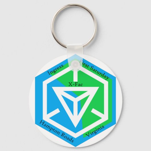 HR VA X-Fac Round-sleutelhanger Sleutelhanger (Voorkant)