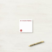 HR - Wij lossen problemen op. CUSTOM Post-it® Notes (Op bureau)