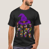 Hr Witch Human Resources Pumpkin Halloween Costume T-shirt (Voorkant)