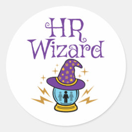 HR-wizard Personeel Ronde Sticker