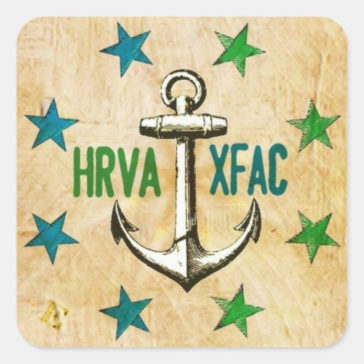 HR X-Fac Square Sticker (Voorkant)