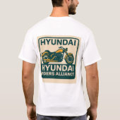 HRA - Cruiser Bike Style 2 (Two Sides) T-shirt (Achterkant)