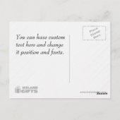 Hraunfossar I Briefkaart (Achterkant)