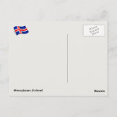 Hraunfossar, IJsland (A) Briefkaart (Achterkant)