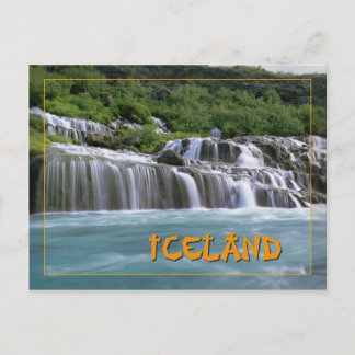 Hraunfossar IJsland Briefkaart