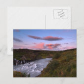Hraunfossar VII Briefkaart (Voorkant / Achterkant)