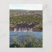 Hraunfossar waterval in IJsland Briefkaart (Voorkant)