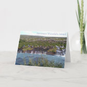 Hraunfossar-waterval in IJsland wenskaart Kaart (Voorkant)