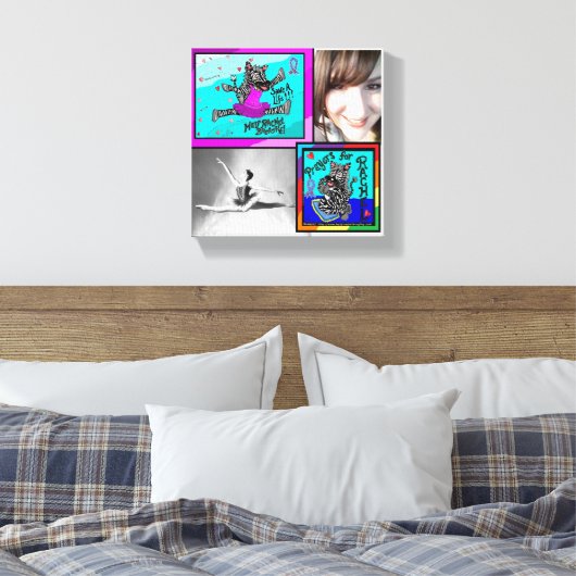 HRB gemengd mediacanvas Canvas Afdruk (Insitu (Slaapkamer))