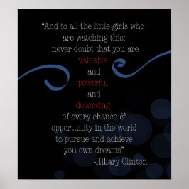 HRC Concessie Speech Poster