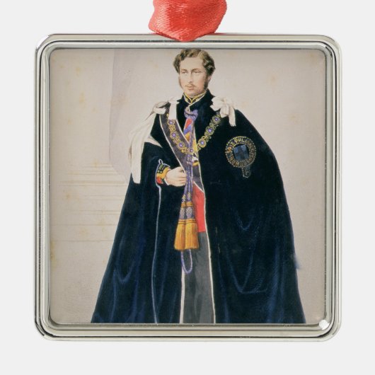 HRH Albert Edward, Prince of Wales Metalen Ornament (Voorkant)