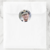 HRH De prins Philip van Edinburgh Ronde Sticker (Tas)