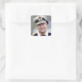 HRH De prins Philip van Edinburgh Vierkante Sticker (Tas)