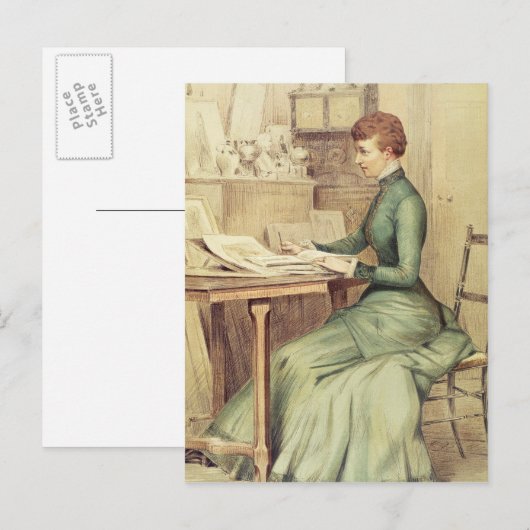 HRH De prinses van Wales Briefkaart (Voorkant / Achterkant)