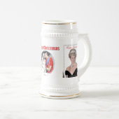 HRH De prinses van Wales Kerstmis Bierpul (Voorkant rechts)