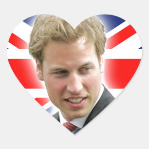 HRH Duke of Cambridge - Verbluffend! Hart Sticker