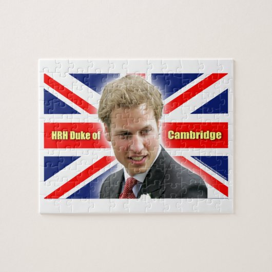 HRH Duke of Cambridge - Verbluffend! Legpuzzel (Horizontaal)