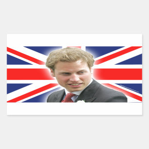 HRH Duke of Cambridge - Verbluffend! Rechthoekige Sticker