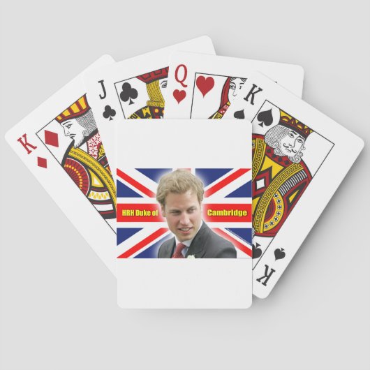HRH Duke of Cambridge - Verbluffend! Speelkaarten (Achterkant)