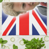 HRH Duke of Cambridge - Verbluffend! Theedoek (Gevouwen)