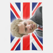 HRH Duke of Cambridge - Verbluffend! Theedoek (Verticaal)