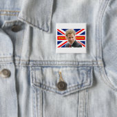 HRH Duke of Cambridge - Verbluffend! Vierkante Button 5,1 Cm (In situ)