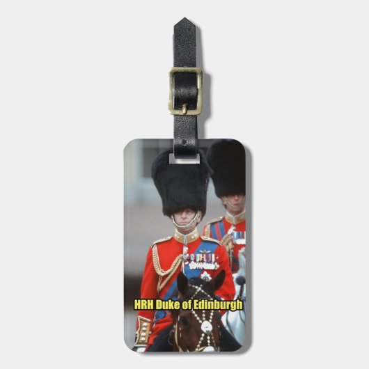 HRH Duke of Edinburgh Bagagelabel (Voorkant verticaal)