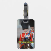 HRH Duke of Edinburgh Bagagelabel (Achterkant verticaal)