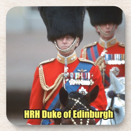 HRH Duke of Edinburgh Drankjes Onderzetter (Voorkant)