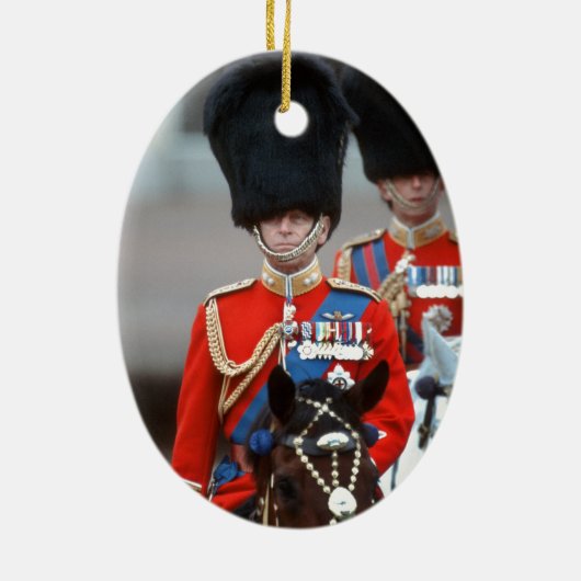 HRH Duke of Edinburgh Keramisch Ornament (Achterkant)